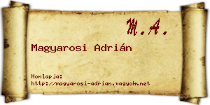 Magyarosi Adrián névjegykártya